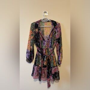 Zara Multicolor Floral Dress